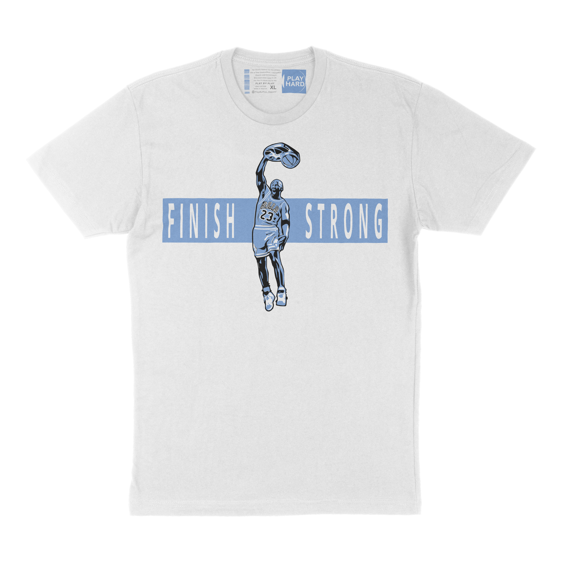 Jordan blue and white cheap shirt